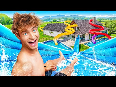 I Built a Waterpark In My House!