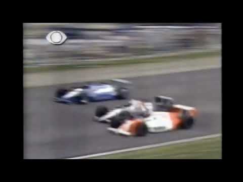 Fórmula Indy 1989 - 500 Milhas de Indianápolis - clipe no final transmissão (Band)