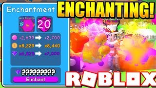 PET ENCHANT UPDATE IN BUBBLE GUM SIMULATOR! Roblox