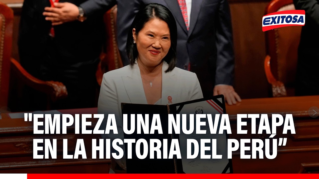 🔴🔵Lúcar afirma que el Perú inicia una nueva etapa política con la llegada de Keiko Fujimori al poder