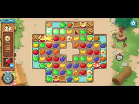 We Bare Bears Match3 Repairs Level 170 - No Boosters