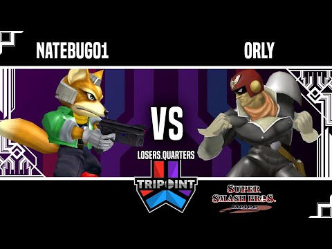 Tripoint Smash 216 - Losers Quarters - natebug01(Fox) Vs. ORLY(Captain Falcon)