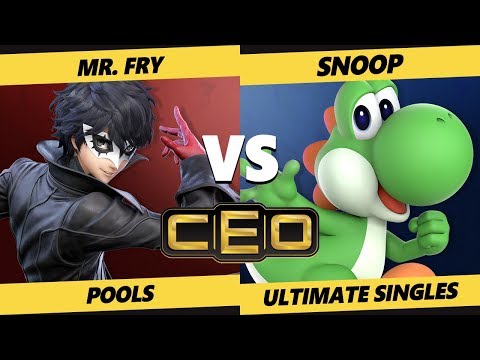 CEO 2019 SSBU - Mr. Fry (Joker, Wolf) Vs. Snoop (Yoshi) Smash Ultimate Tournament Pools