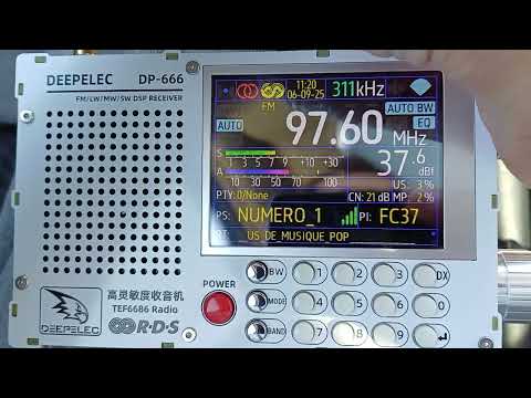 Quick FM Bandscan in Allouis, France on TEF6686 • 06/09/2025