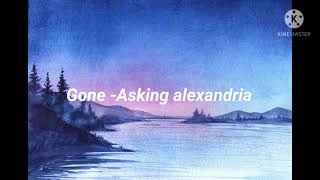 Download lagu Asking alexandria - Gone [lyrics   sub. inglés] mp3
