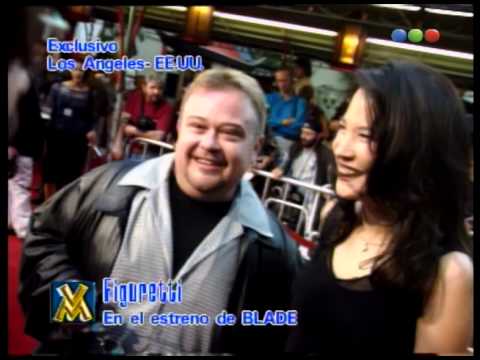 Figuretti en Hollywood, estreno de "Blade" - Videomatch 98