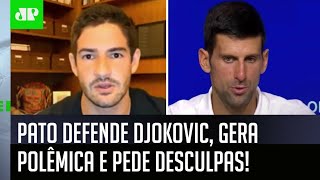 Olha como Alexandre Pato polemizou e defendeu Djokovic por não tomar vacina