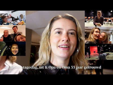 LAATSTE STAGEDAG, UITGAAN & OPA en OMA 55 JAAR GETROUWD | VLOG #72