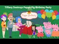 Peppa Pig Birthday Party Tiffany Destroyes Peppa Birthday Cake
