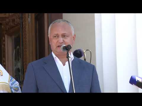 Igor Dodon - inaugurarea oficială a Hramului oraşului Chişinău