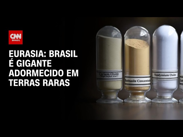 Brasil é gigante adormecido em terras raras, diz Eurasia | CNN PRIME TIME