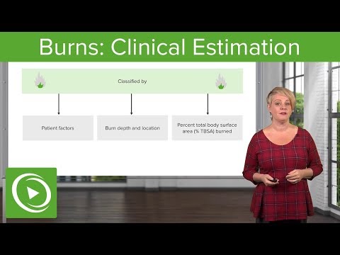 Burns: Clinical Estimation – Emergency Medicine | Lecturio
