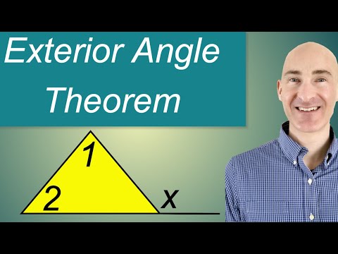 Exterior Angle Theorem (Triangles)