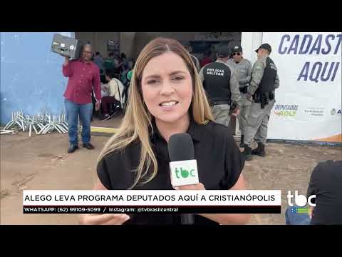 Jornal Brasil Central |10-06-26| Alego leva Programa Deputados Aqui a Cristianópolis