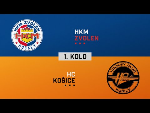 1.kolo HKM Zvolen - HC Košice HIGHLIGHTS