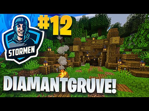 Trenger diamanter, vi bygger GRUVE INNGANG! 💎⛏️ | Norsk Minecraft