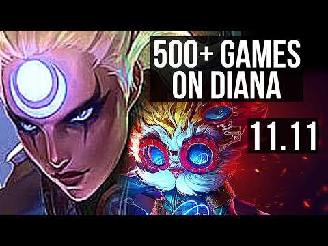 DIANA vs HEIMERDINGER (MID) (DEFEAT) | Rank 2 Diana, 2.2M mastery | JP Challenger | v11.11