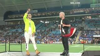 #stanwalker   NRL All Stars Performance - Stan &amp; Isaiah Firebrace #maori, #firstnations