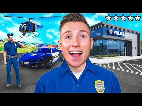 100 TAGE als POLIZEI spielen in GTA 5!