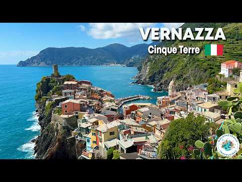 Cinque Terre's Crown Jewel 🇮🇹 – Vernazza | Italian Village Life Walking Tour in 4K |