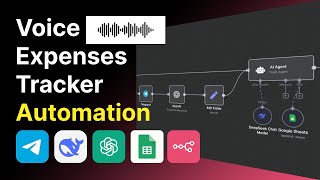 Image of n8n AI Agent Automation: Voice Expenses Tracker Beginner’s Guide