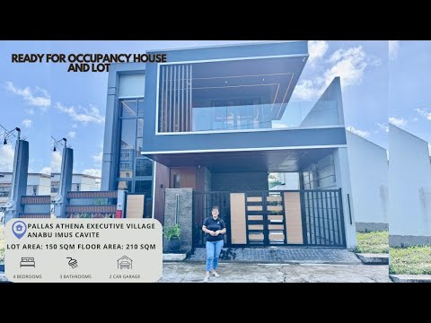 Ready For Occupancy House and Lot For Sale in Pallas Athena Executive Village Anabu Imus Cavite