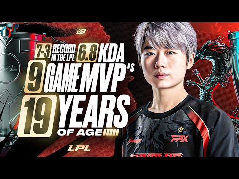 THE NEW LPL PRODIGY TAKES ON BLG - FPX VS BLG - CAEDREL
