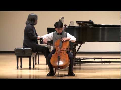 J.C.Bach Cello Concerto in C minor, 1st movement, played by Nathan Le