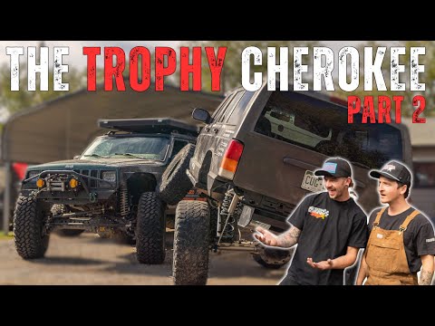 Fabricating Shock Hoops For The Rear 4 Link - Jeep Cherokee XJ!