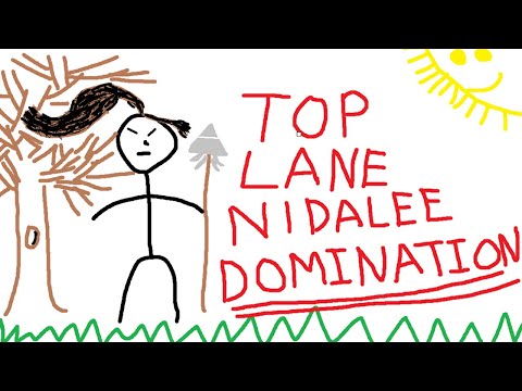 Nidalee Top Pure Domination 1v3 AP Bruiser Build! - League of Legends