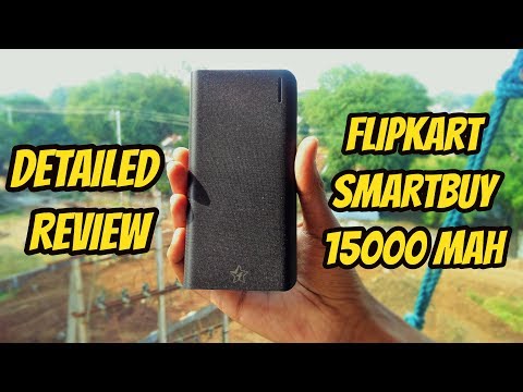 {Hindi} Flipkart SmartBuy 15000 mAh Power Bank (Black) | Review !