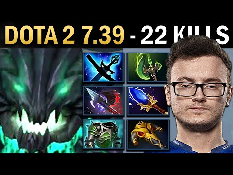 Outworld Destroyer Gameplay Miracle with 22 Kills and Cuirass - Dota 7.39