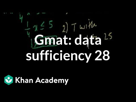 GMAT: Data Sufficiency 28