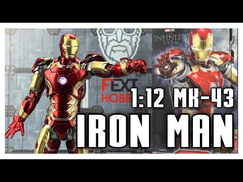 THREEZERO Marvel Avengers Age Of Ultron DLX 1:12 Scale MK43 Iron Man Review