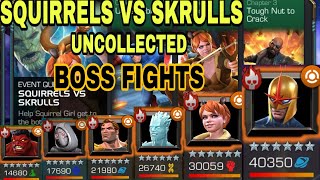 Squirrels Vs Skrulls Boss Fights Uncollected (Marvel Contest Of Champions)