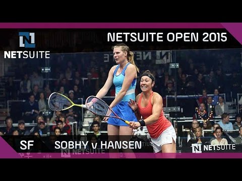 Squash: NetSuite Open 2015 Semi-Final Highlights - Sobhy v Hansen