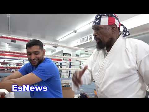 Epic Vid When Mr.T & Amir Khan Were Talking About Bruce Lee - EsNews Boxing