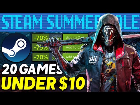 STEAM SUMMER SALE 2023 - 20 AWESOME PC GAME DEALS UNDER $10!