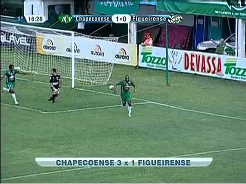 Chapecoense 3 x 1 Figueirense - Gols - Campeonato Catarinense 2012
