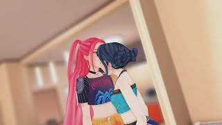 Download lagu UH-OH MIRA KISSES ZOE🥵💋 | K-POP DEMON HUNTERS MMD mp3