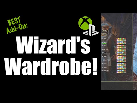 Wizard’s Wardrobe on Console!!! *BEST* add-on in ESO Guide