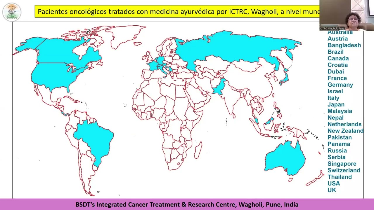Dra. Vineeta Deshmukh - Experiencias del ICTRC: tratamiento ayurvédico complementario con cáncer