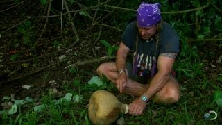 Cody's Impromptu Drinking Gourd | Dual Survival