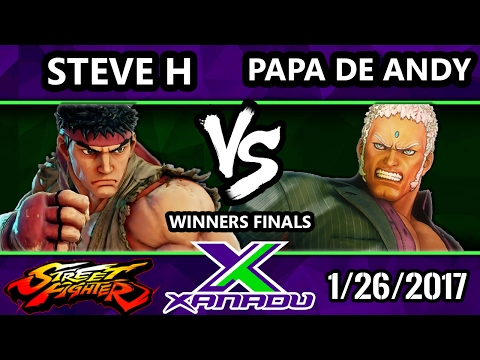 F@X 186 - Steve H (Ryu) Vs. Papa de Andy (Urien) - SFV Winners Finals - Street Fighter V