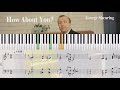 How About You? - George Shearing | Piano Sheet Music