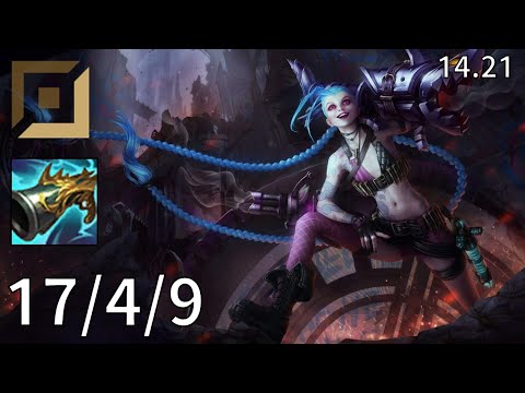 Jinx ADC vs Tristana - EUW diamond | Patch 14.21