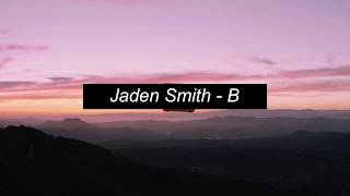 Jaden Smith - B - Lyrics/Letra - Traducido Español/Inglés