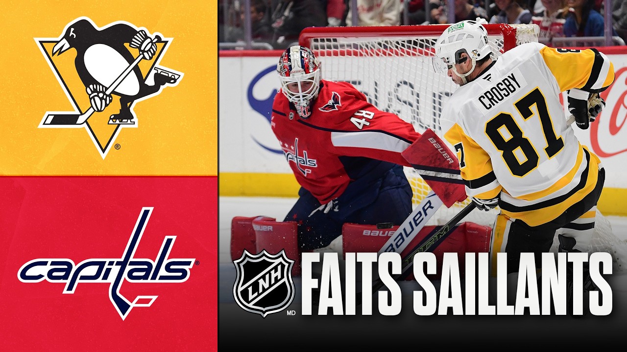 Penguins vs Capitals 12/04/26 | Faits saillants