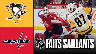 Penguins vs Capitals 12/04/26 | Faits saillants
