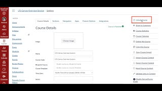 Unlock Canvas Course